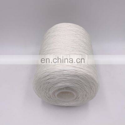 Best Selling High Tenacity Raw White 100% Polyester Industrial Bonded Polyester Thread photo-2