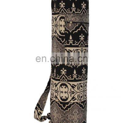Custom Logo Private Label Jacquard Fabric Yoga Mat Bag Canvas Indian Manufacturer photo-4