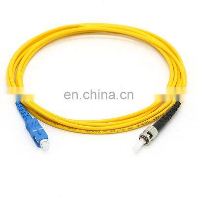 SC UPC ST UPC Simplex Single mode G652D Fiber Optic Patch cord kabel serat patch Fiber Jumper patch cord sc/upc 2m