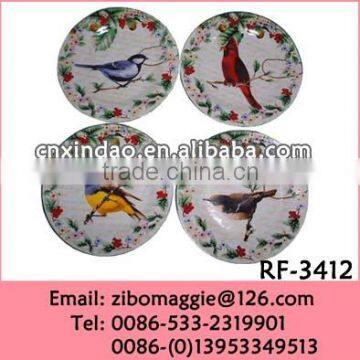 Zibo Made Cheap Promotion Decorative Ceramic Plain White Plate for Tableware