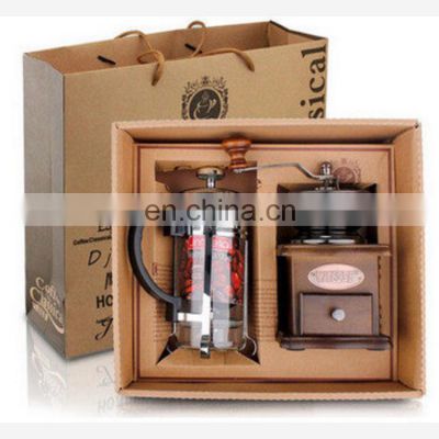 Hand electric manual  commercial industrial  coffee beans  roasted  maker with grinder gift box price