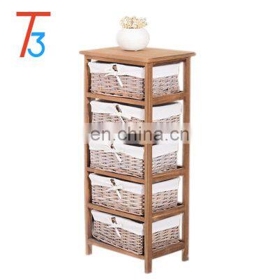 Living Room Furniture Bathroom Wooden Storage Cabinet Corner photo-4