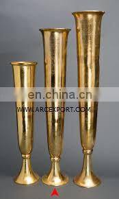 Metal and Wood Flower Vases photo-5