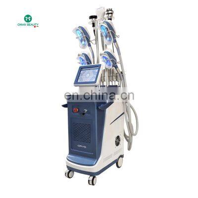 Portable 5 cryo head facial rejuvenation machine 5 in 1 360 degree fat burning slimming cryolipolysis machine treatment for face