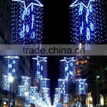 2015 street christmas led star decorations