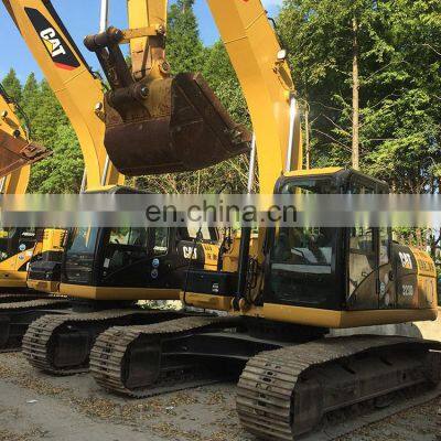 Japan original caterpillar 323D crawler excavator in Shanghai China