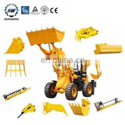 HW15-26 Hot selling mini small backhoe loader best price front end loader farm use backhoe excavator loader