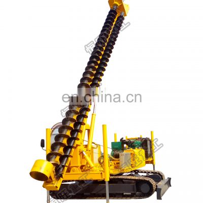 HengWang Brand  High Quality Crawler Screw Pile Driver