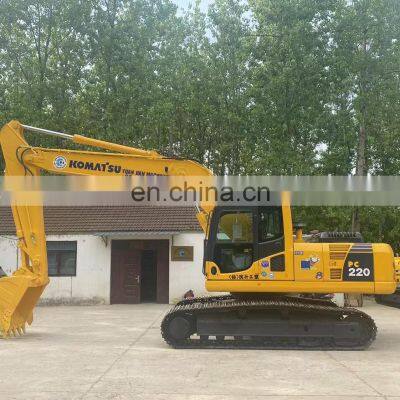 Komatsu 22ton 24ton 30ton used hydraulic excavator pc220 pc220-7 pc220-8 pc220-6