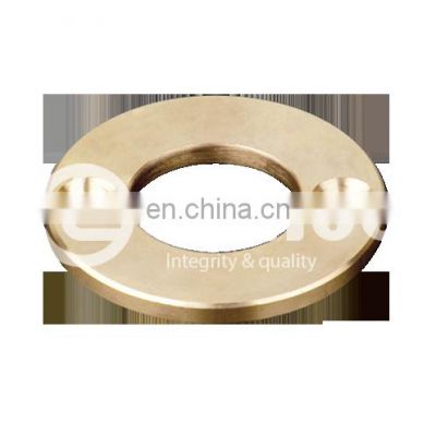 Customized Copper Material Graphite Brass Thrust Flat Sliding Washer