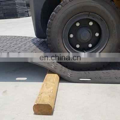 Construction Road Mat/Plastic Uhmwpe protection track road mats hdpe road ground mat