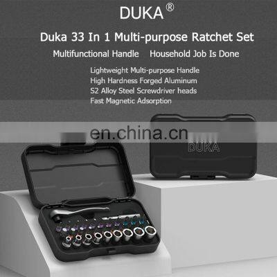 Xiaomi Duka RS1 24 in 1 Screwdriver Set Ratchet Wrench Screw Driver Kit S2 Magnetic Bits Tools Set DIY Household Repair Tools photo-4