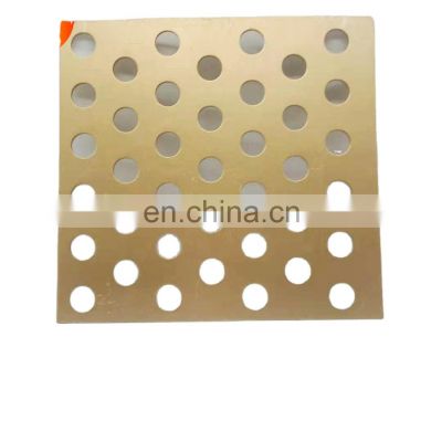 Anodized Color Punch Mesh Construction Material Decorative Perforated Metal Mesh