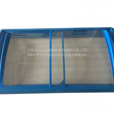 chest freezer glass door injection frame tempered low E glass