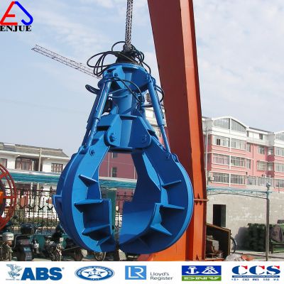 Edit Electric Hydraulic Orange Peel Scrap Grab for Garbage Scrap Orange Peel Grab for Steel Scrap