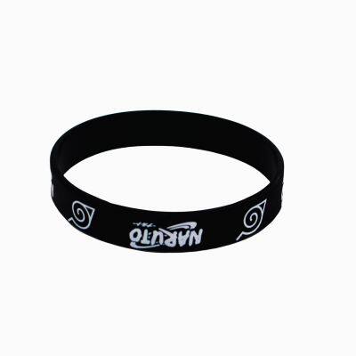 OEM Customized LOGO Fans Black and White Two Colors a Set of Waterproof Smooth Durable Silicone Bracelet photo-5