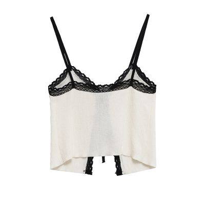 Spring New European and American Sexy Backless Women's Design Sense Niche Camisole Vest Top photo-4