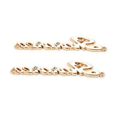 Fashion Bag Hardware Decoration Accessories Metal Nameplate Plate Custom Corrosion Resistant Logo Bag Parts Accessories photo-5