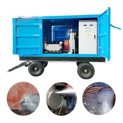 1500bar Electric High Pressure Cleaning System Industry Condenser Pipe Cleaning Machine Water Jet Equipment