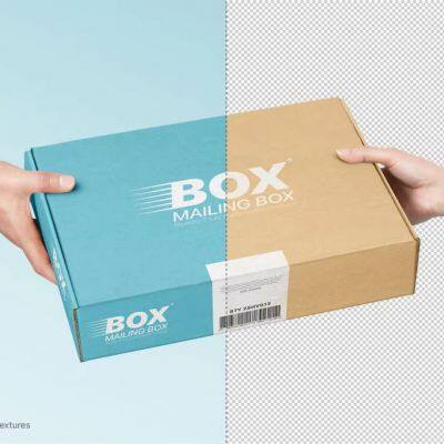 Custom Soy Ink Printed Design Corrugated Cardboard Packaging Mailer Box Folding Post Airplane Shipping Mailing Box photo-5