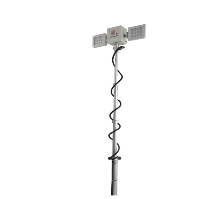 Upright Elevating Lighting Device - Stable Adjustable LED Lamp for Workshop & Outdoor Maintenance