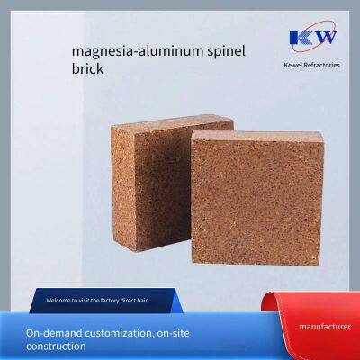 manufacturer of solid refractory bricks made of magnesium-aluminum spinel with erosion resistance, spalling resistance, low thermal conductivity, high wear resistance and scouring resistance
