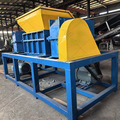 Carton Shredder Textile Wooden Board Tree Branch Bamboo Double Shaft Shredder