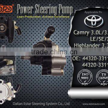 Replacement Parts Power Steering Pump Applied For TOYOTA Camry 44320-33110 , 44320-33111