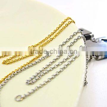 Chains Necklaces Type 316 Stainless Sateel Main Material O Chain Necklace photo-6