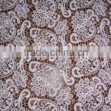 2016wholesale Lace Garment Accessory/embroidery Cotton Full Lace Water Soluble Lace Fabric photo-3