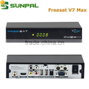 Manufacturer price freesat v8 angel super golden Freesat V7 Max Satellite Receiver DVB-S2 1080P HD TV Box Decoder V7 hd max                        
                                                Quality Choice