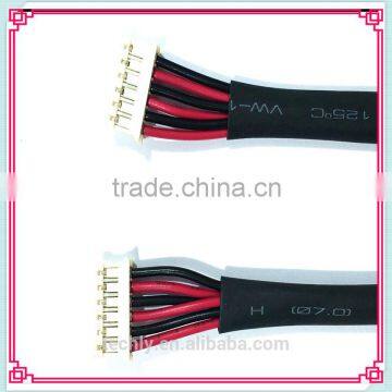 Custom White Connetor Red And Black Cable Wire Assembly