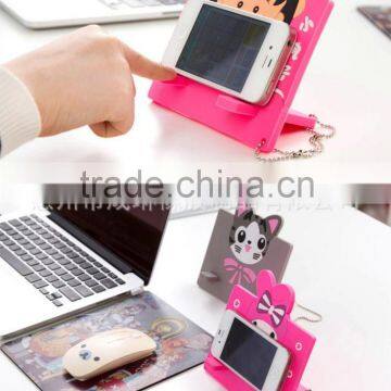 Wholesale cheap silicone desk mobile phone display stand