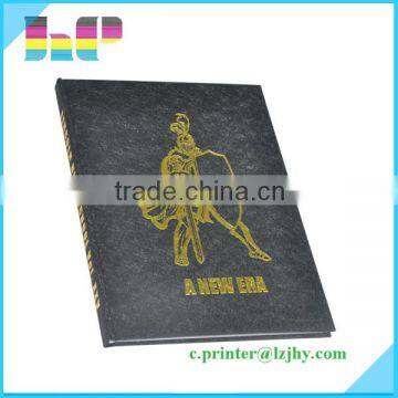 Special Glassy Paper Glod Stamping sewn Binding book printing