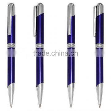 2016 Valin High-end metal dark blue color ball pen for promotion