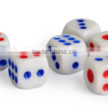 plastic casino dice