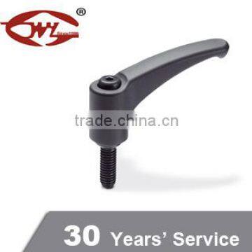 M5,M6,M8, M10 Plastic Adjustable handle with thread clamp handle lever