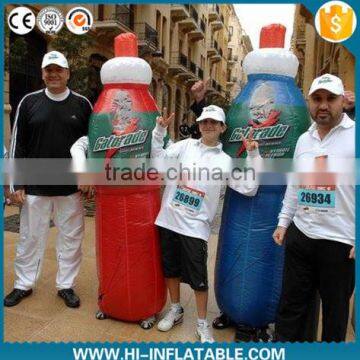 inflatable bottle moving cartoons,Inflatable Drink bottle Moving Cartoon for events