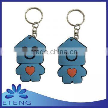 Promotion & Wholesale Sale custom made rubber keychains