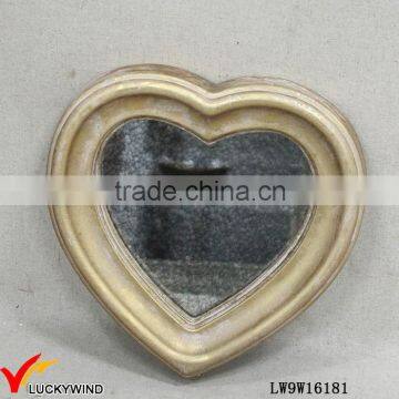 Gilded Wooden Framed Vintage French Hanging Mirror photo-5