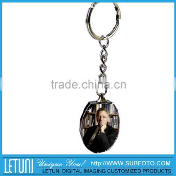 High quality photo crystal keychain