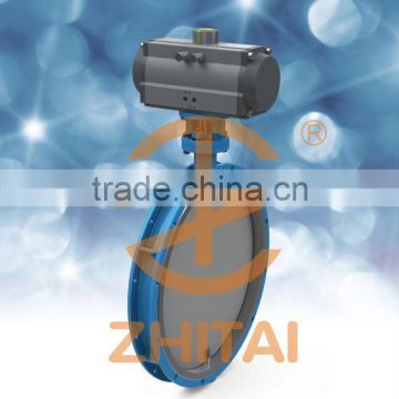 stainless steel pneumatic ventilation butterfly valve