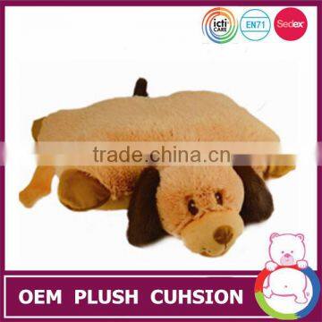 ASTM /EN71 Hot selling super soft foldable blanket pillow