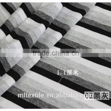 Yarn Dyed Stripe Pattern Knitting Lycra Fabric Tshirt Fabric photo-4
