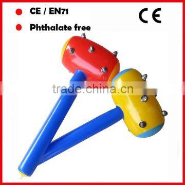 PVC big inflatable hammers with custom logo