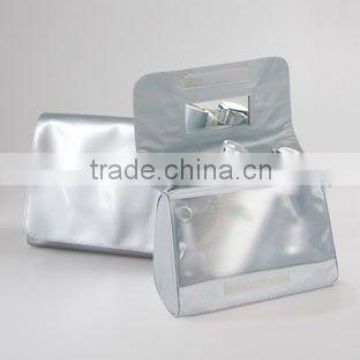 shiny pvc cosmetic bag