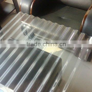 clear plastic corrugated sheet