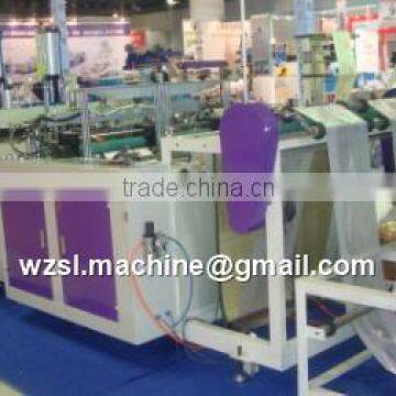 Fully Automatic High Speed T-shirt Bag Making Machine (Speed: 440 bags/minute when making t-shirt bag with printed logo)