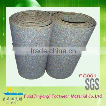 foam material for carpet underlay