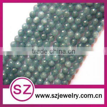 Natural semi-gemstone round dark Green Aventurine beads